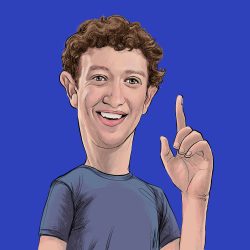 August,10,,2018,Caricature,Of,Mark,Elliot,Zuckerberg,Facebook,Portrait